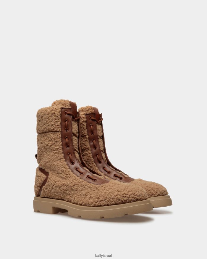 חום Bally מגפי enga בד ועור גברים הַנעָלָה AS12D1032