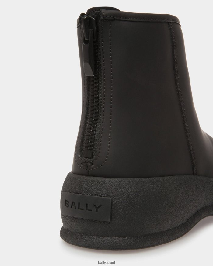 שָׁחוֹר Bally עור מגפי שלג frei נשים הַנעָלָה AS12D107