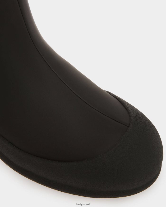 שָׁחוֹר Bally עור מגפי שלג frei גברים הַנעָלָה AS12D887