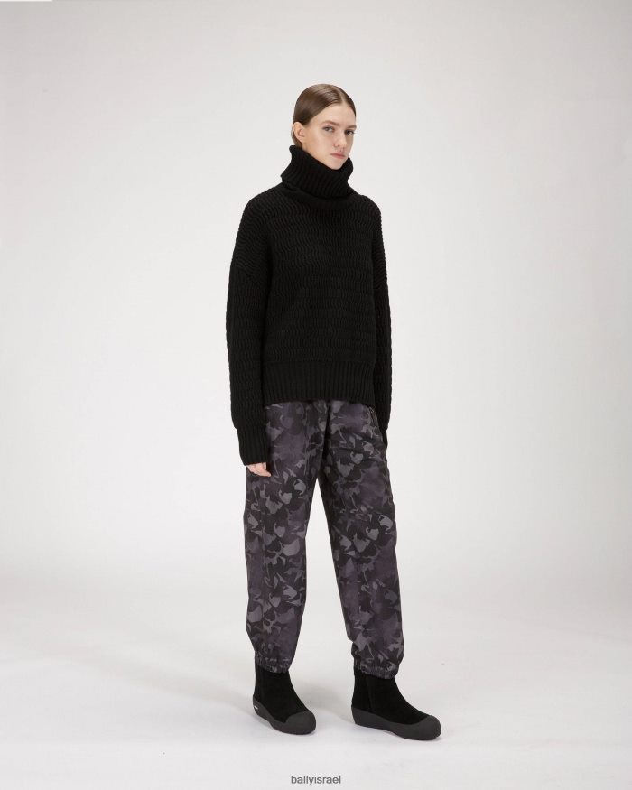 שָׁחוֹר Bally מגפי שלג מעור guard ii נשים הַנעָלָה AS12D51