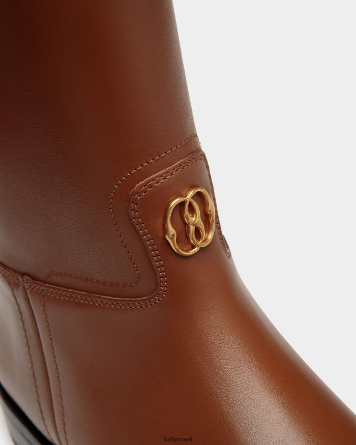 חום Bally מגפיים ארוכים של huntington עור נשים הַנעָלָה AS12D706