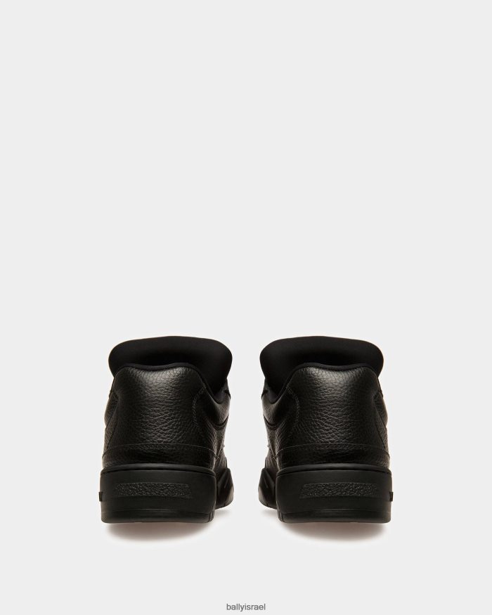 שָׁחוֹר Bally נעלי ספורט מעור kiro גברים הַנעָלָה AS12D945