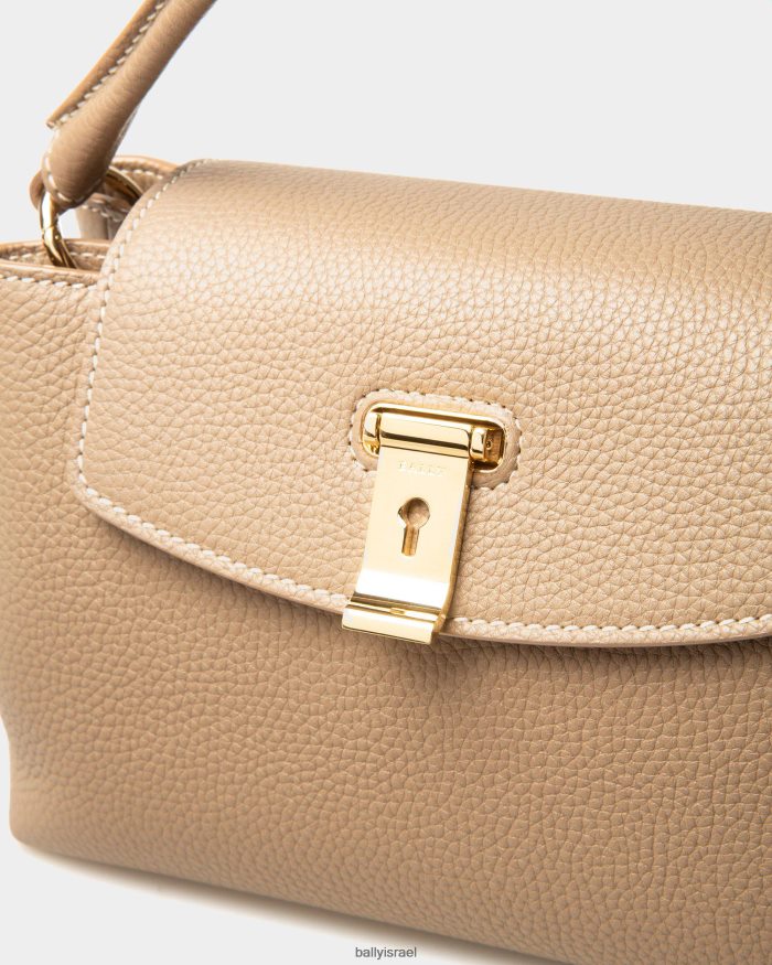 בז' Bally תיק ידית עליונה מעור layka נשים אביזרים AS12D12