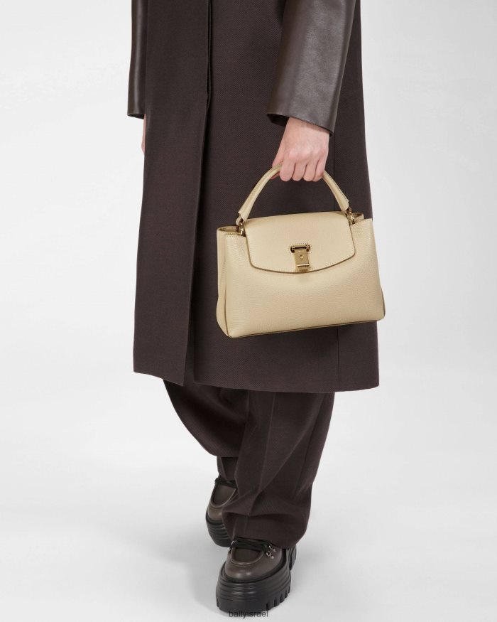 בז' Bally תיק ידית עליונה מעור layka נשים אביזרים AS12D705