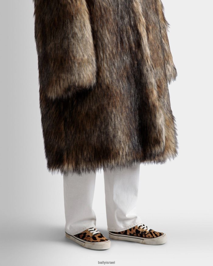 חום Bally lyder נעלי ספורט שיער עגל עור נשים הַנעָלָה AS12D605