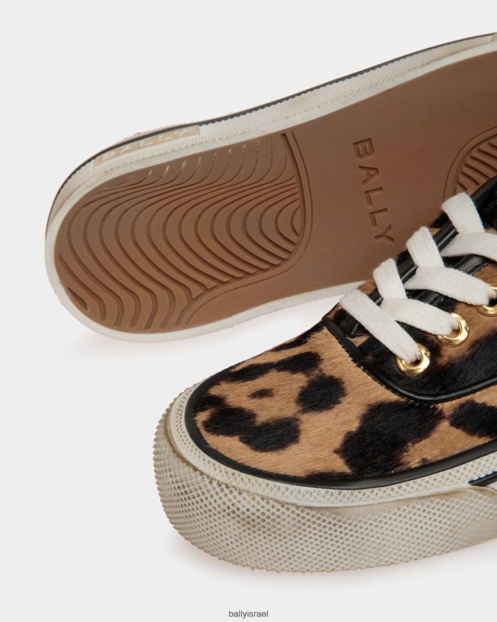 חום Bally lyder נעלי ספורט שיער עגל עור נשים הַנעָלָה AS12D605