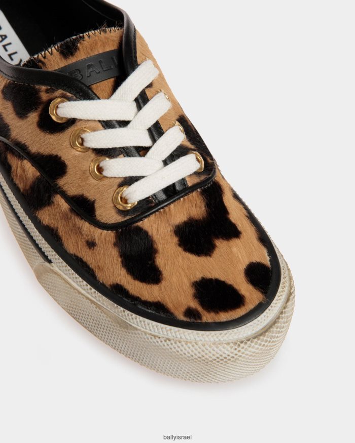 חום Bally lyder נעלי ספורט שיער עגל עור נשים הַנעָלָה AS12D605