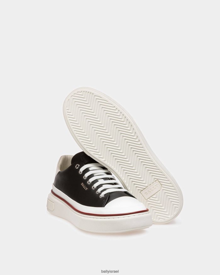 שָׁחוֹר Bally נעלי ספורט מעור maily גברים הַנעָלָה AS12D816