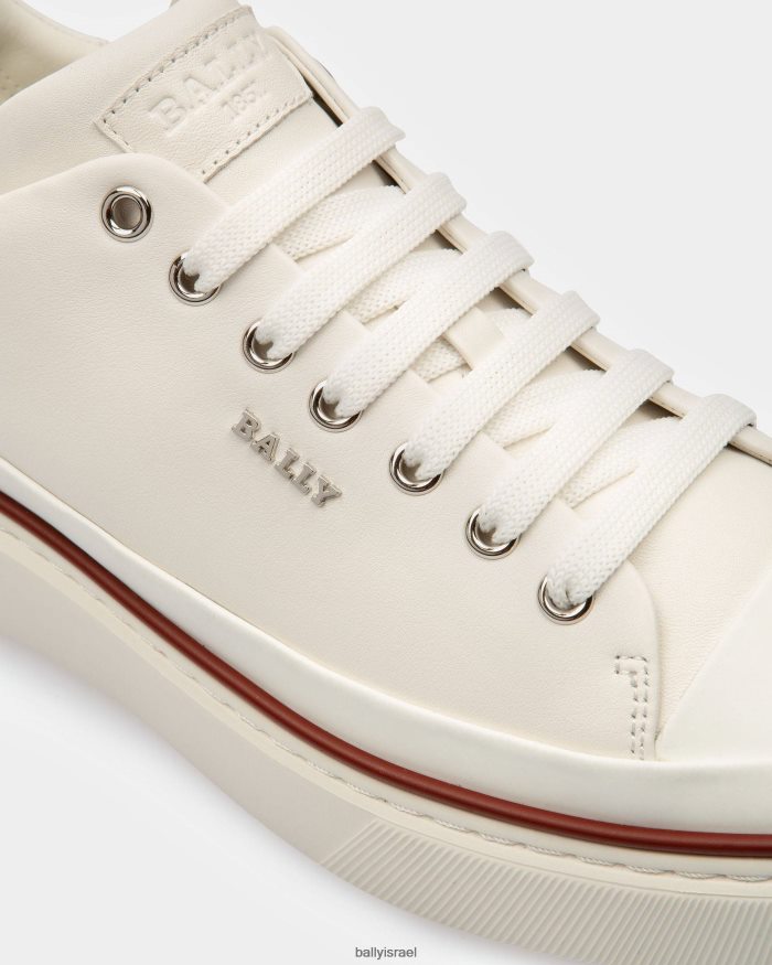 לבן Bally נעלי ספורט מעור maily גברים הַנעָלָה AS12D933