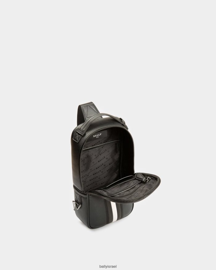 שָׁחוֹר Bally תיק מנשא מעור ממוחזר של malikho גברים אביזרים AS12D264