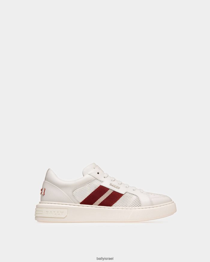 לבן Bally נעלי ספורט מעור melys גברים הַנעָלָה AS12D205