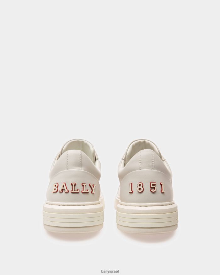 לבן Bally נעלי ספורט מעור melys גברים הַנעָלָה AS12D205