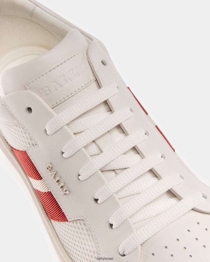 לבן Bally נעלי ספורט מעור melys גברים הַנעָלָה AS12D205