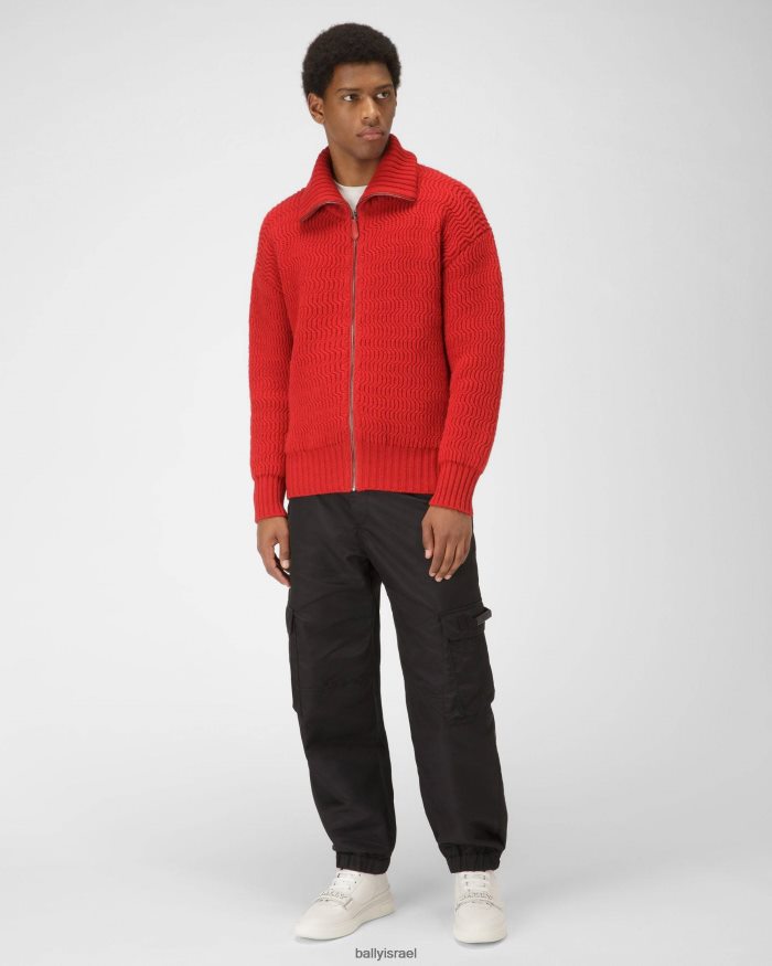 לבן Bally נעלי ספורט מעור merryk גברים הַנעָלָה AS12D989