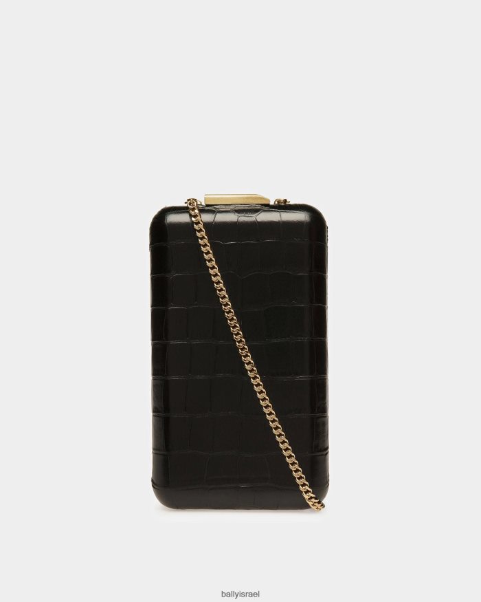 שָׁחוֹר Bally microbag מובנה נשים אביזרים AS12D675