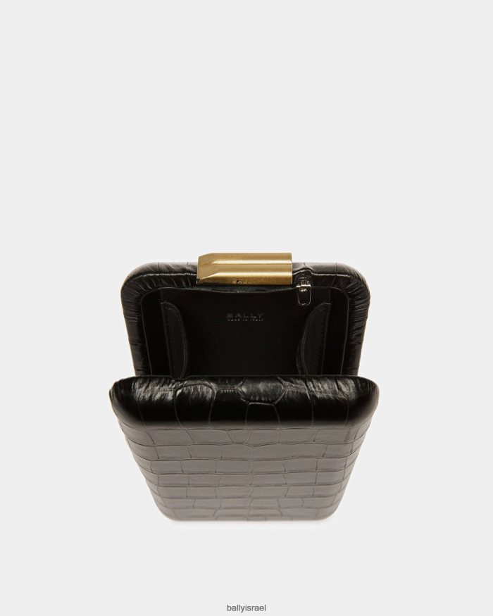 שָׁחוֹר Bally microbag מובנה נשים אביזרים AS12D675