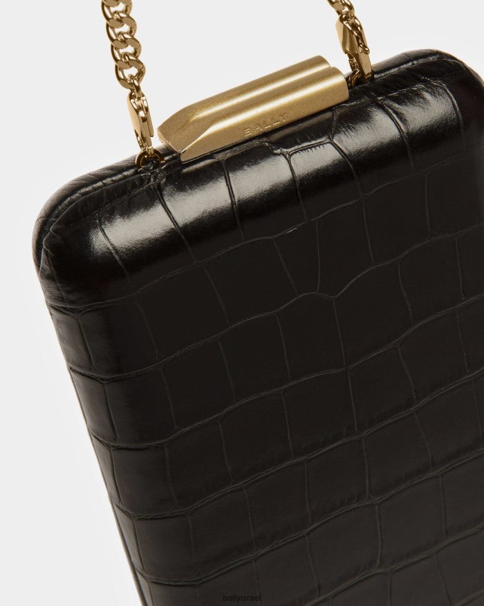 שָׁחוֹר Bally microbag מובנה נשים אביזרים AS12D675