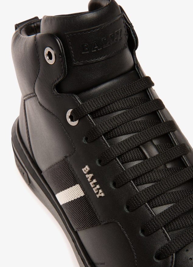 שָׁחוֹר Bally נעלי ספורט מעור myles גברים הַנעָלָה AS12D820