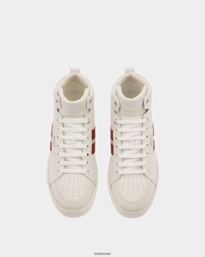 לבן Bally נעלי ספורט מעור myles גברים הַנעָלָה AS12D868