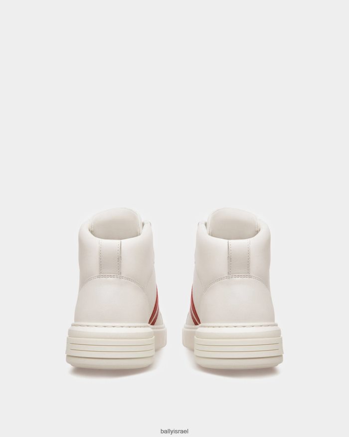 לבן Bally נעלי ספורט מעור myles גברים הַנעָלָה AS12D868