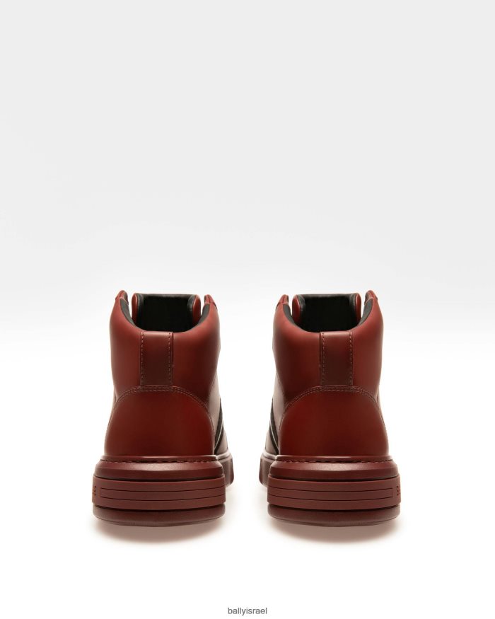 אָדוֹם Bally נעלי ספורט מעור myles גברים הַנעָלָה AS12D974