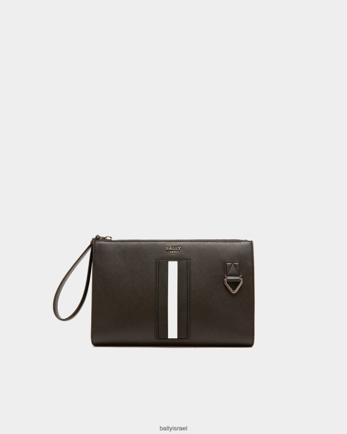 שָׁחוֹר Bally עור קלאץ' של mythos גברים אביזרים AS12D270