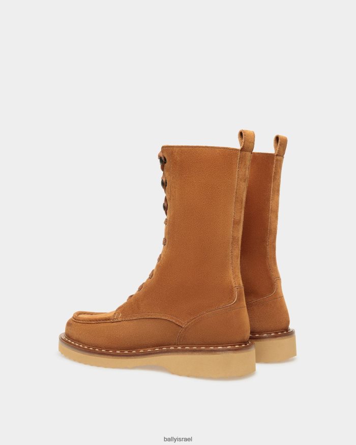 חום Bally עור מגפיים של neasden גברים הַנעָלָה AS12D1048