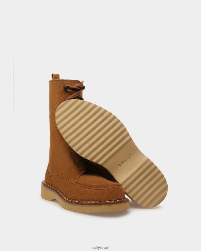 חום Bally עור מגפיים של neasden גברים הַנעָלָה AS12D1048