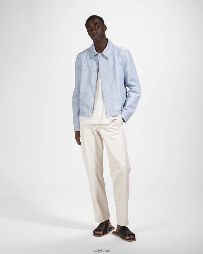 שָׁחוֹר Bally סנדלי עור sabian גברים הַנעָלָה AS12D906