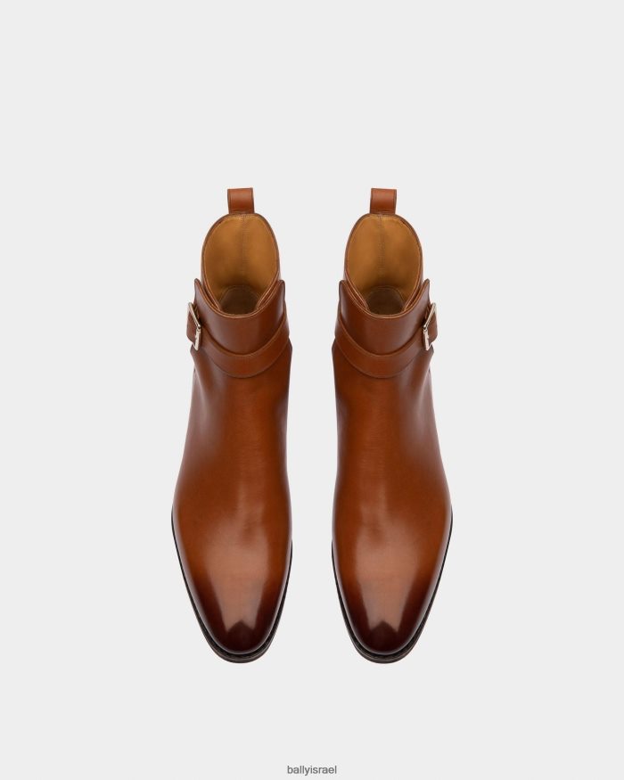 חום Bally מגפי עור scaviel גברים הַנעָלָה AS12D937