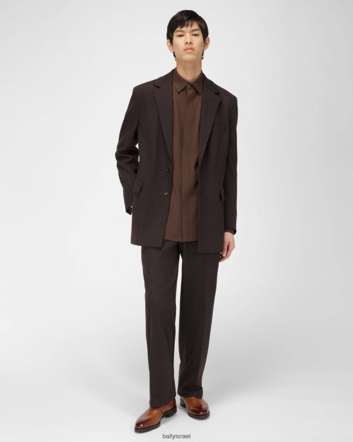 חום Bally מגפי עור scaviel גברים הַנעָלָה AS12D937