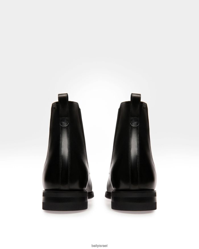 שָׁחוֹר Bally מגף עור scavone גברים הַנעָלָה AS12D316