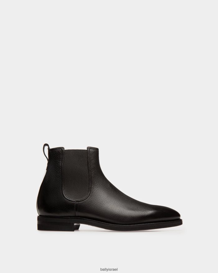 שָׁחוֹר Bally מגף עור scavone גברים הַנעָלָה AS12D322
