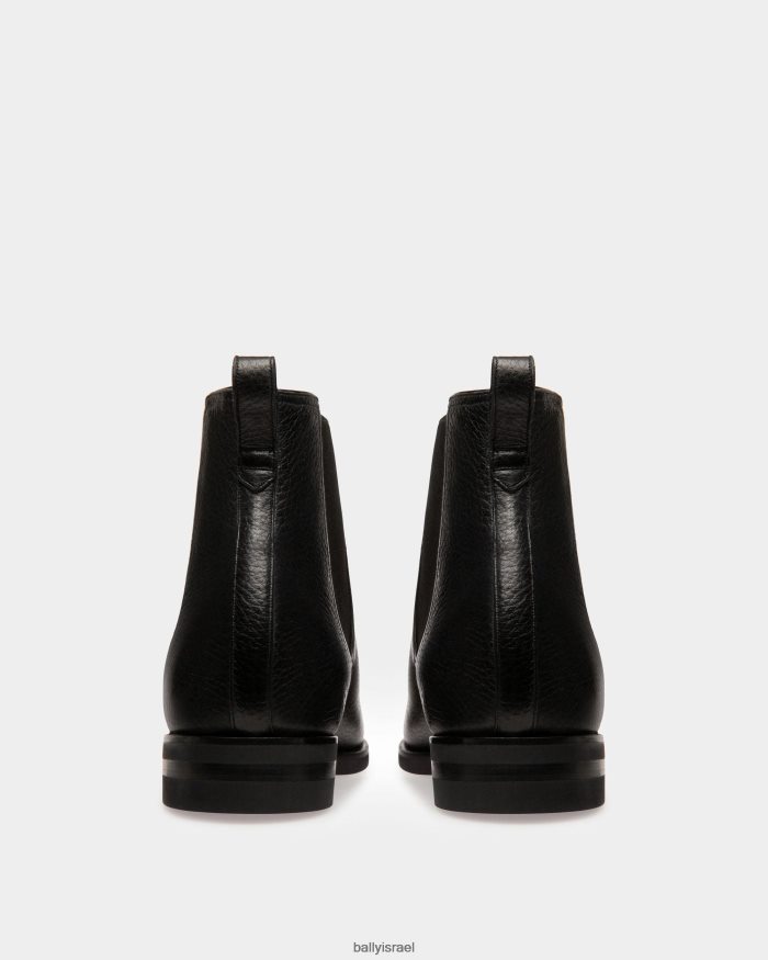 שָׁחוֹר Bally מגף עור scavone גברים הַנעָלָה AS12D322