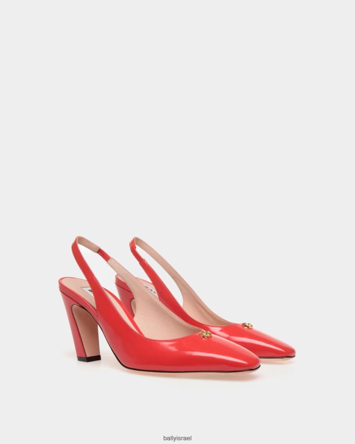 אָדוֹם Bally עור slingback משאבת sylt נשים הַנעָלָה AS12D166