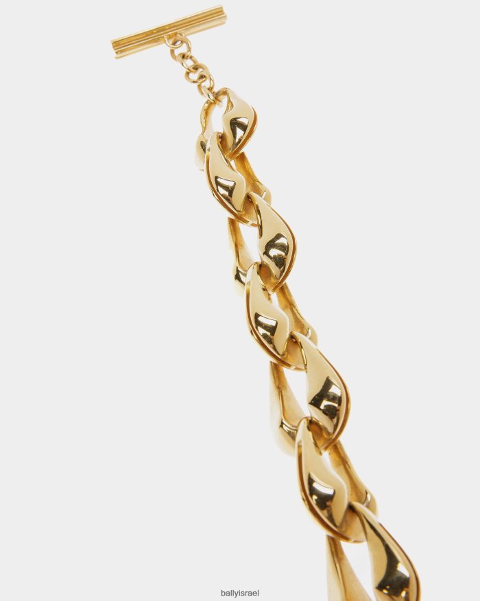 זהב Bally שרשרת t-bar chunky נשים אביזרים AS12D674