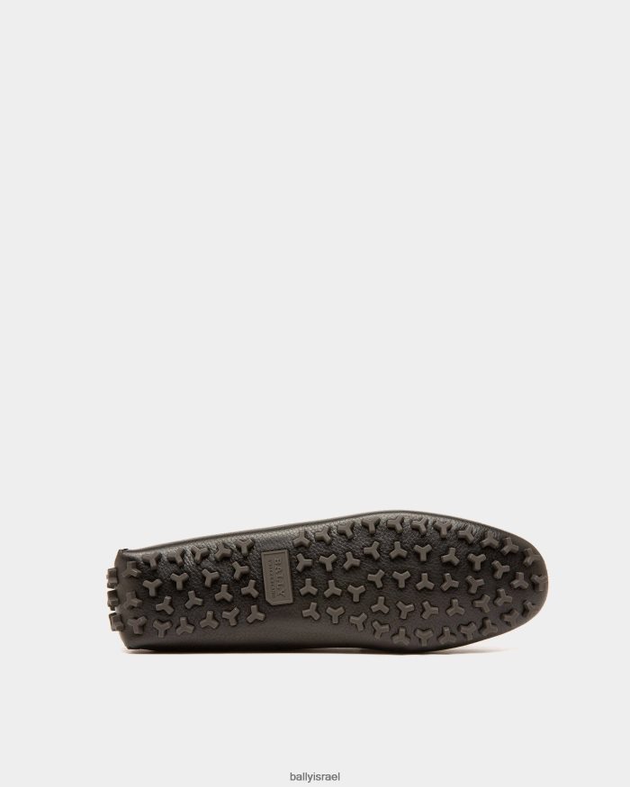 שָׁחוֹר Bally w נהגים מעור נשים הַנעָלָה AS12D653