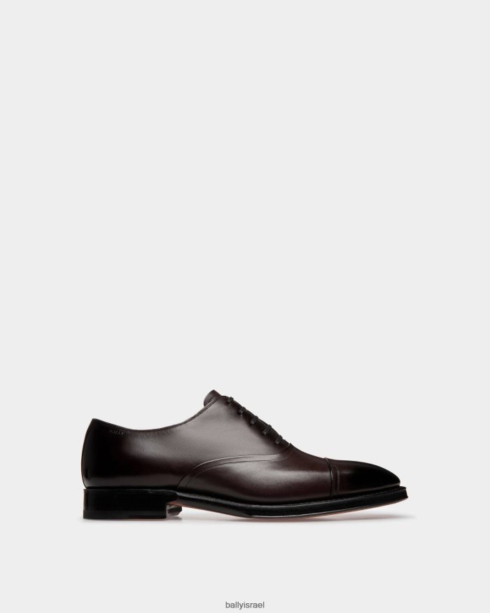 חום Bally סופר נעלי אוקספורד עור גברים הַנעָלָה AS12D260