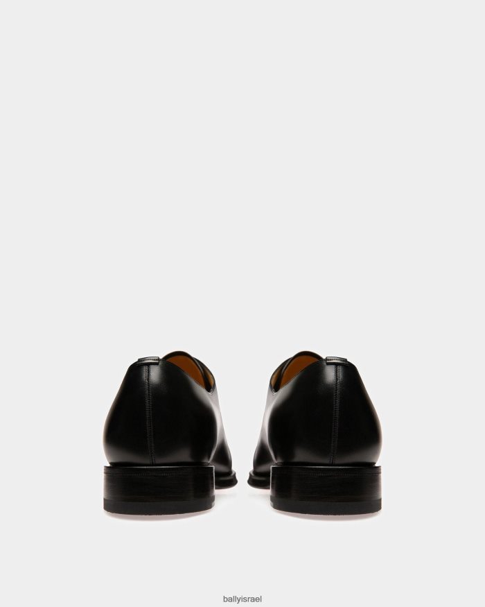שָׁחוֹר Bally נעלי אוקספורד מעור גוער גברים הַנעָלָה AS12D313