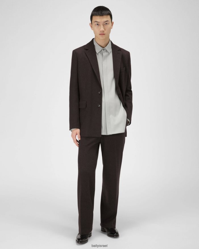 שָׁחוֹר Bally נעל אוקספורד מעור עגל רגיל גברים הַנעָלָה AS12D332