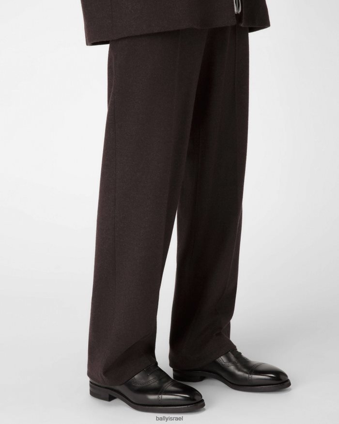 שָׁחוֹר Bally סופר נובו נעלי אוקספורד עור גברים הַנעָלָה AS12D334