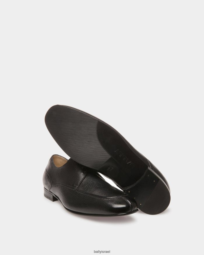 שָׁחוֹר Bally נעלי סוויס דרבי עור גברים הַנעָלָה AS12D362