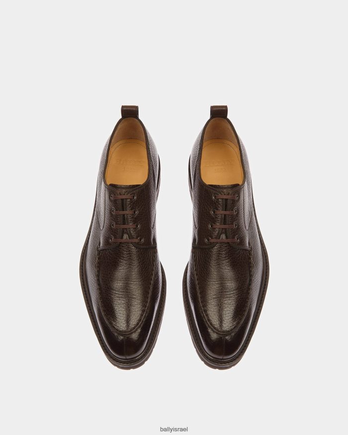 חום Bally נעלי דרבי עור מיליבר גברים הַנעָלָה AS12D850