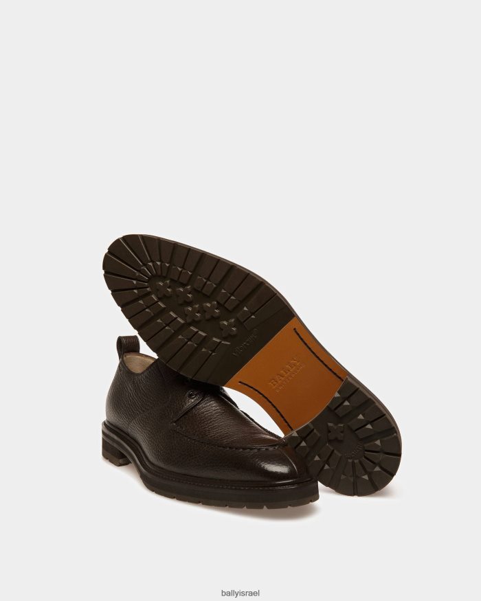 חום Bally נעלי דרבי עור מיליבר גברים הַנעָלָה AS12D850