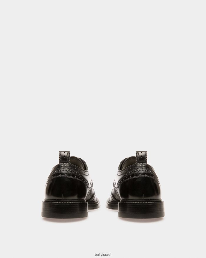 שָׁחוֹר Bally דרבי עור ניקור גברים הַנעָלָה AS12D921