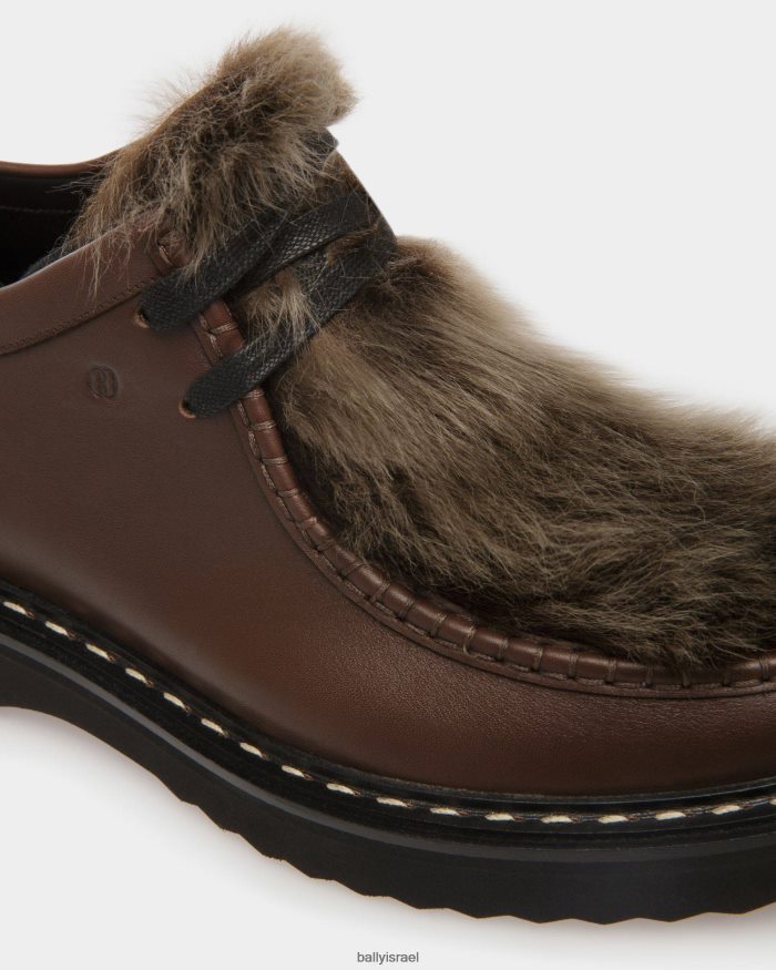 חום Bally נעלי דרבי neasden עור גברים הַנעָלָה AS12D886