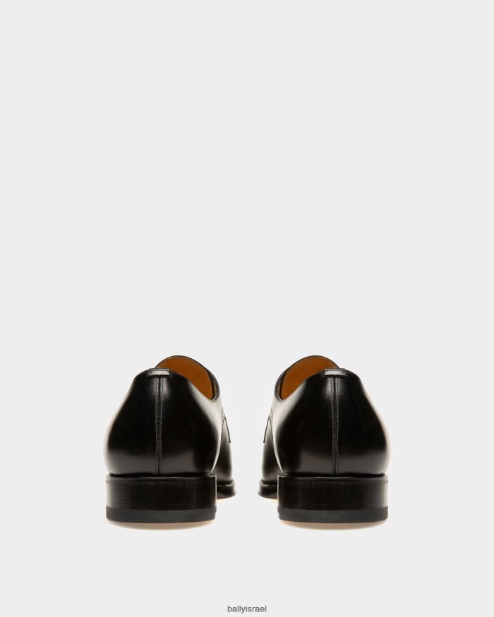 שָׁחוֹר Bally נעלי דרבי מעור scamardo גברים הַנעָלָה AS12D323