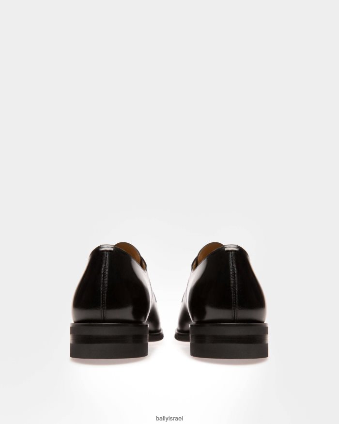שָׁחוֹר Bally נעל שרוכים מעור scrivani דרבי גברים הַנעָלָה AS12D320